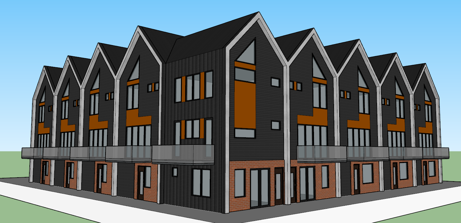 4701 Iliff Rendering Exterior Side Angle